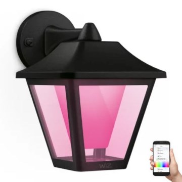 WiZ - Applique murale LED RGBW extérieure à intensité variable LED/9,5W/230V 2700-5000K IP44 Wi-Fi