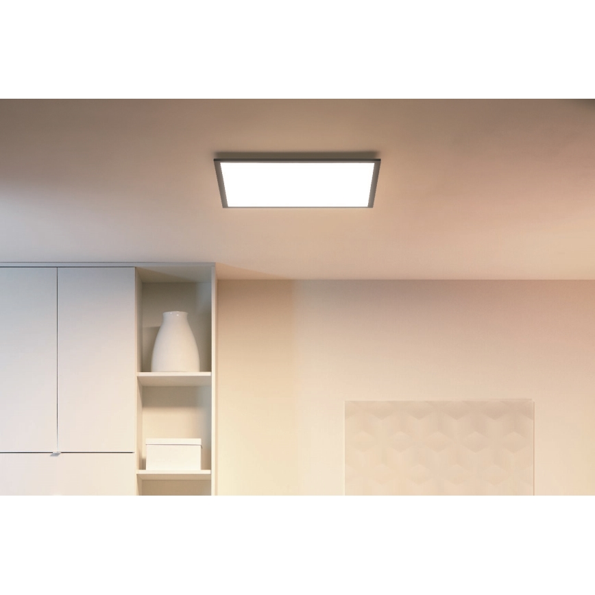 WiZ - Dimmbare LED-Deckenleuchte SUPERSLIM LED/36W/230V 2700-6500K WLAN schwarz