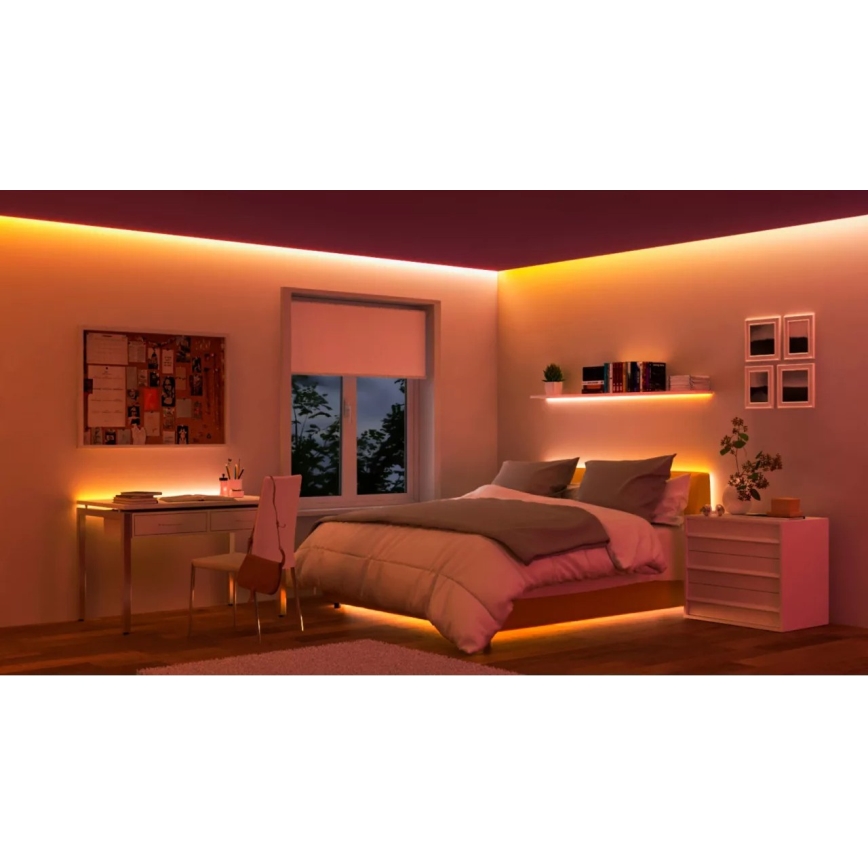 WiZ - dimmbarer LED RGBIC-Streifen 4m LED/10,2W/5V 2700-6500K Wi-Fi