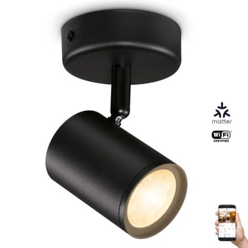 WiZ - Faretto LED dimmerabile IMAGEO 1xGU10/4,9W/230V 2700-6500K CRI 90 Wi-Fi nero