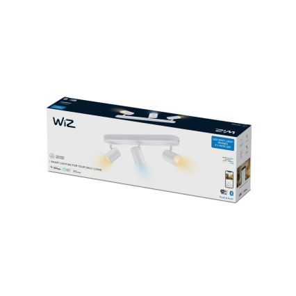 WiZ - Faretto LED dimmerabile IMAGEO 3xGU10/4,9W/230V 2700-6500K Wi-Fi CRI 90 bianco