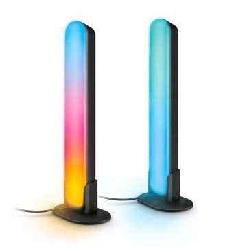 WiZ - Kit 2x luminaires LED RGBIC dimmables GRADIENT LED/8,2W/230V 2700-6500K Wi-Fi