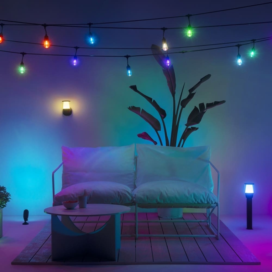 WiZ - Lampada da esterno dimmerabile LED RGBW ELPAS LED/4,8W/12/230V 2700-5000K IP65 Wi-Fi