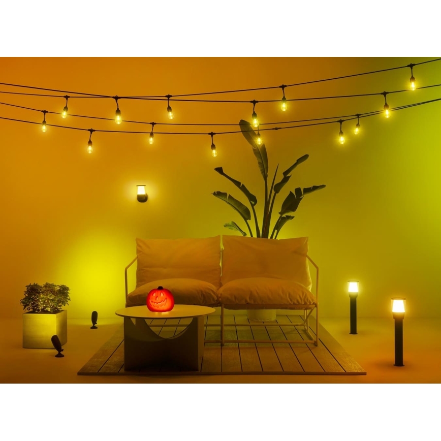 WiZ - Lampada da esterno dimmerabile LED RGBW ELPAS LED/4,8W/12/230V 2700-5000K IP65 Wi-Fi