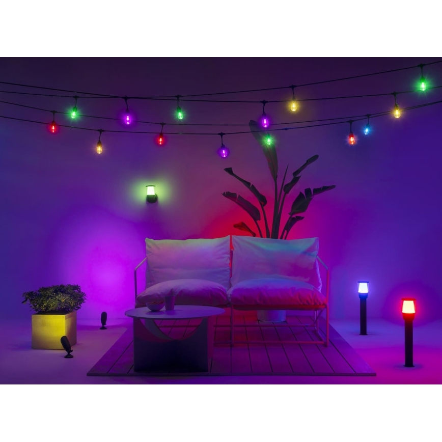 WiZ - Lampe extérieure LED RGBW dimmable ELPAS LED/4,8W/12/230V 2700-5000K IP65 Wi-Fi