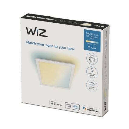 WiZ - LED dimmbare Deckenleuchte SUPERSLIM LED/12W/230V 2700-6500K Wi-Fi weiß