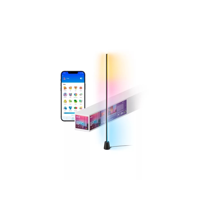 WiZ - Lampada da terra dimmerabile LED RGBIC GRADIENT LED/9,7W/230V 2700-6500K Wi-Fi