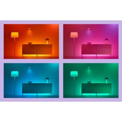 WiZ - Lampada da terra dimmerabile LED RGBIC GRADIENT LED/9,7W/230V 2700-6500K Wi-Fi