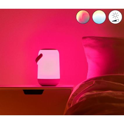 WiZ - LED RGBW dimmbare tragbare Lampe MOBILE LED/13,5W/5V 2200-6500K Wi-Fi 1800 mAh