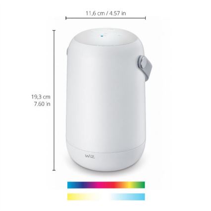 WiZ - LED RGBW dimmbare tragbare Lampe MOBILE LED/13,5W/5V 2200-6500K Wi-Fi 1800 mAh