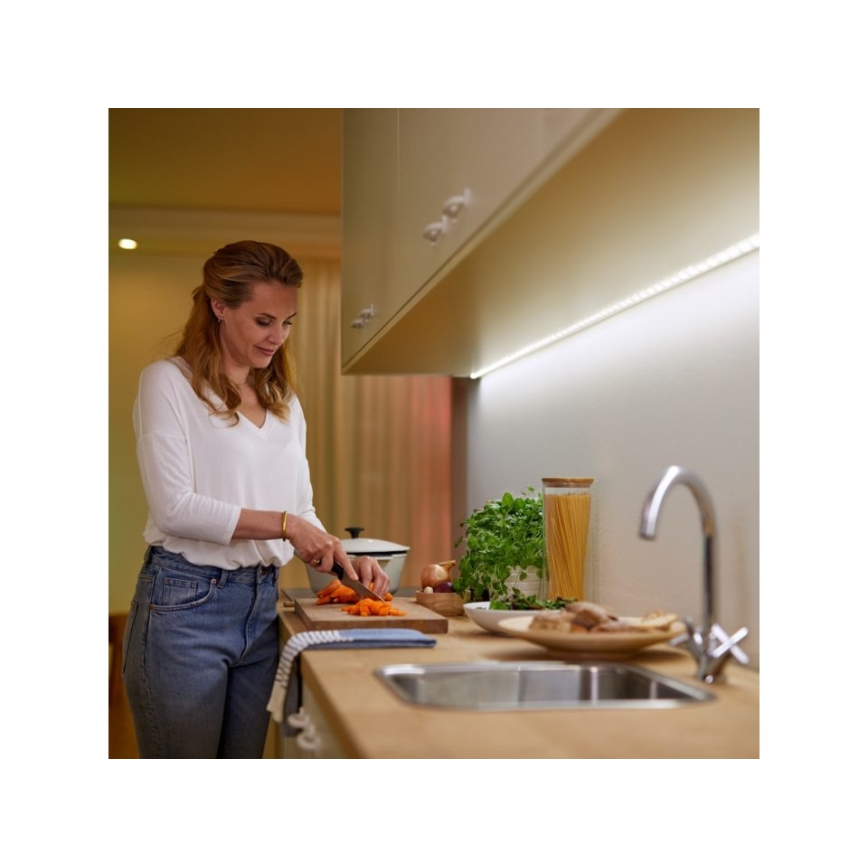 WiZ - LED RGBW Dimmbarer Streifen 1m LED/11W/12V 2700-6500K Wi-Fi