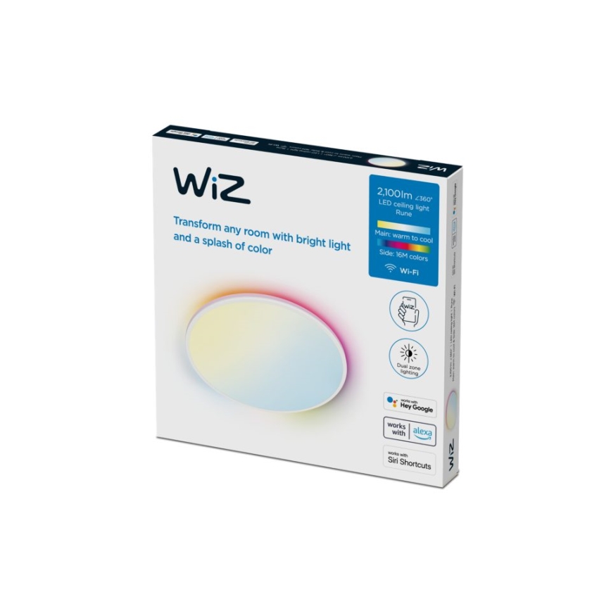 WiZ - LED RGBW Plafoniera dimmerabile RUNE LED/21W/230V 2700-6500K Wi-Fi bianco