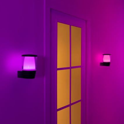 WiZ - Luminaire d'extérieur RGBW à intensité variable ELPAS LED/8,5W/230V 2700–5000K IP44 Wi-Fi