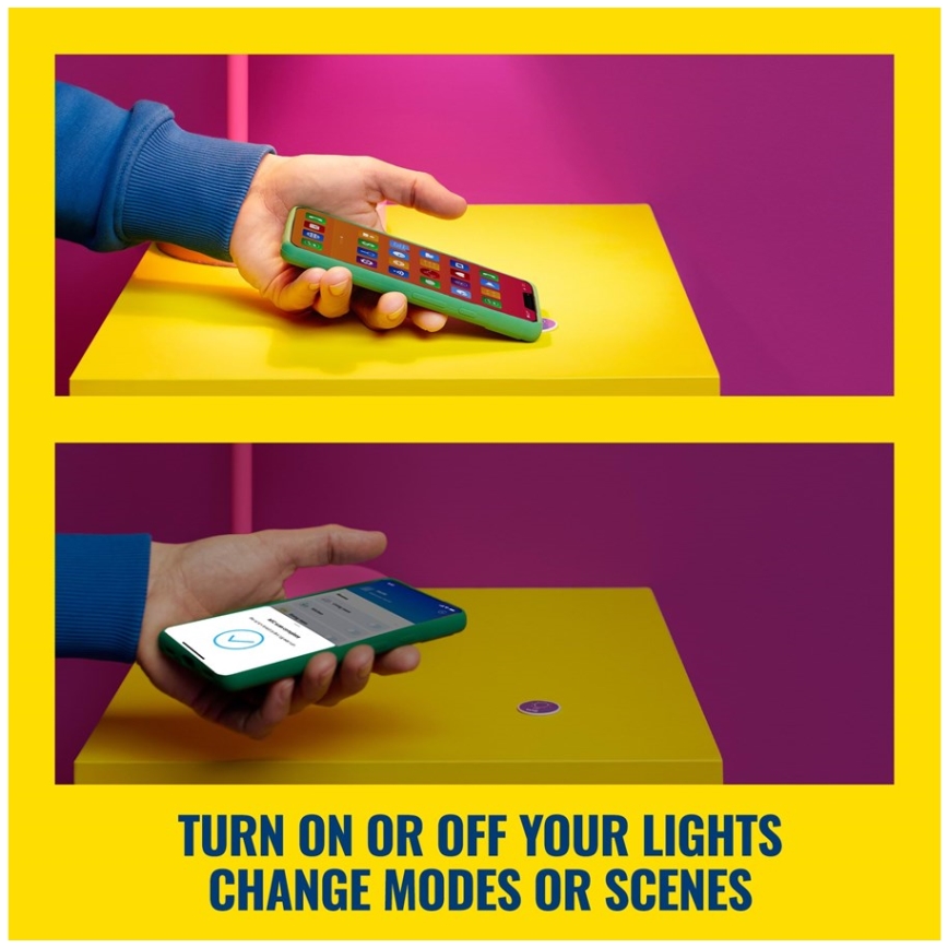 WiZ - NFC Etichetta autoadesiva per il controllo dell'illuminazione 4 pz.