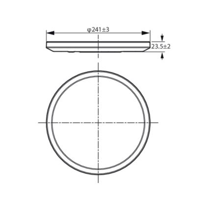 WiZ - Plafoniera LED dimmerabile SUPERSLIM LED/14W/230V 2700-6500K Wi-Fi bianco