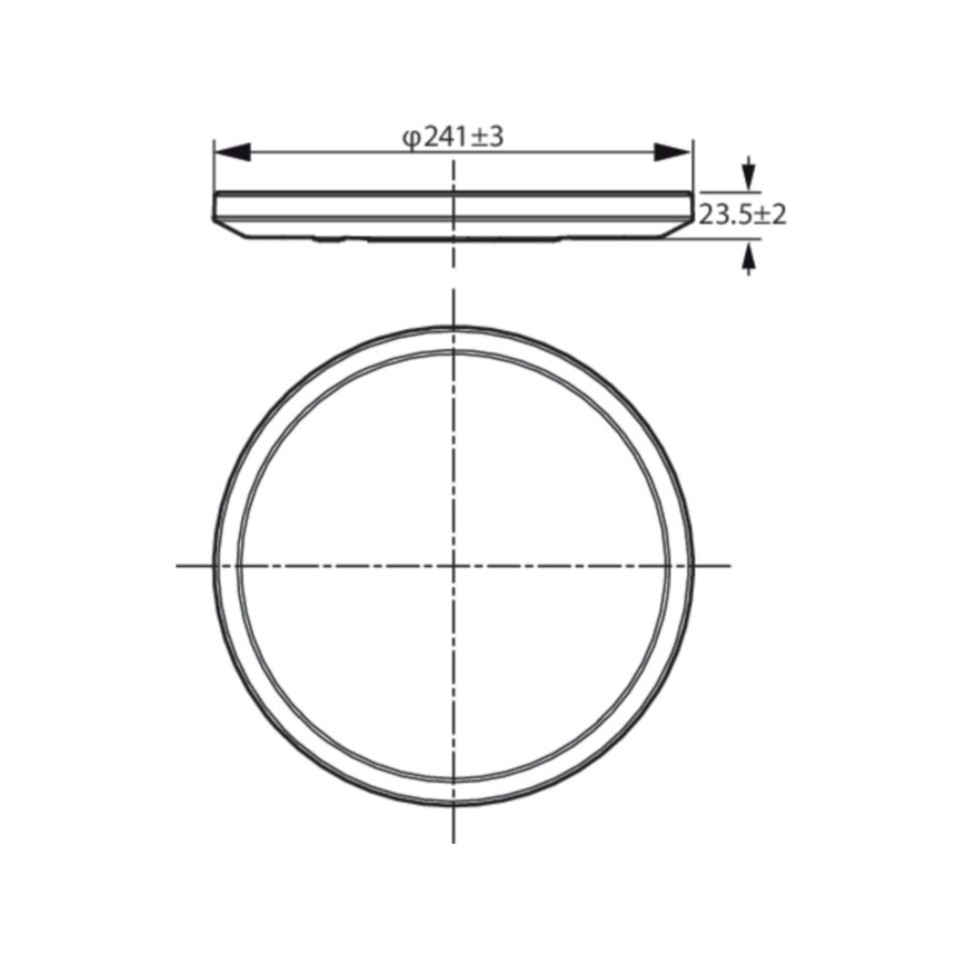 WiZ - Plafoniera LED dimmerabile SUPERSLIM LED/14W/230V 2700-6500K Wi-Fi bianco