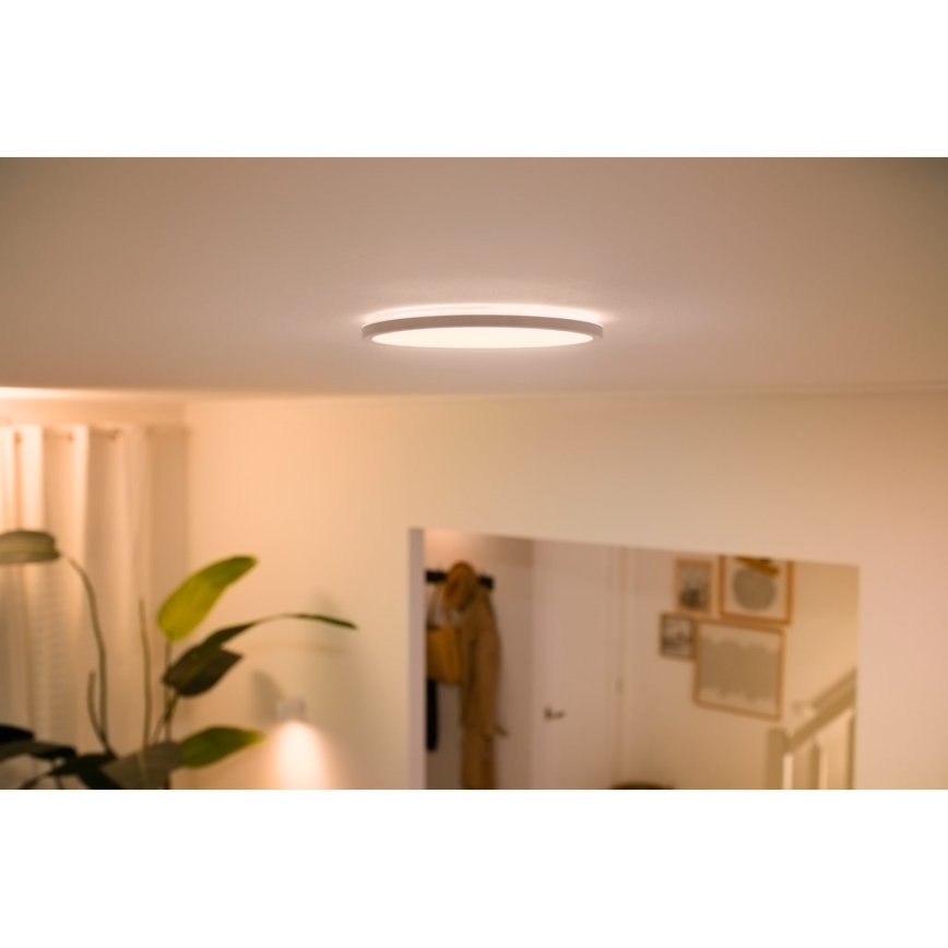 WiZ - Plafonnier LED à intensité variable SUPERSLIM LED/16W/230V 2700-6500K Wi-Fi blanc