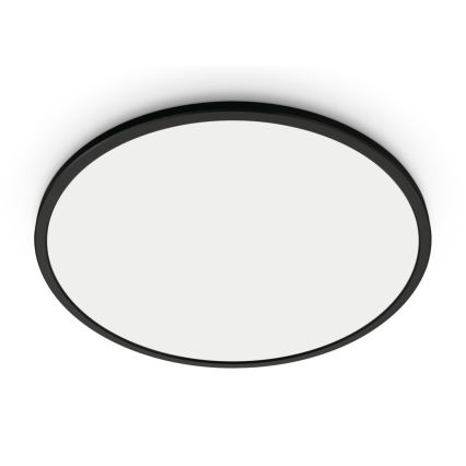 WiZ - Plafonnier LED à intensité variable SUPERSLIM LED/16W/230V 2700-6500K Wi-Fi noir