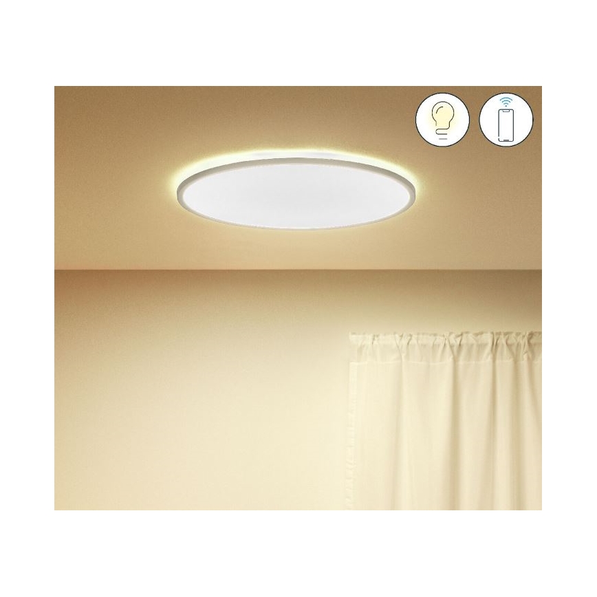 WiZ - Plafonnier LED à intensité variable SUPERSLIM LED/32W/230V 2700-6500K Wi-Fi blanc