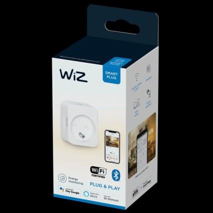 WiZ - Prise connectée E 2300W + compteur d'énergie Wi-Fi