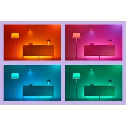 WiZ - Ruban LED RGBIC dimmable 4m LED/10,2W/5V 2700-6500K Wi-Fi