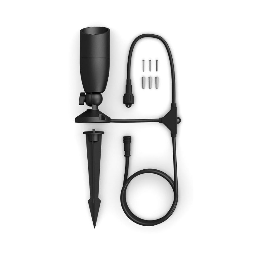WiZ - Spot d'extérieur RGBW à intensité variable SPOT LED/4W/12V 2700K-5000K IP65 Wi-Fi