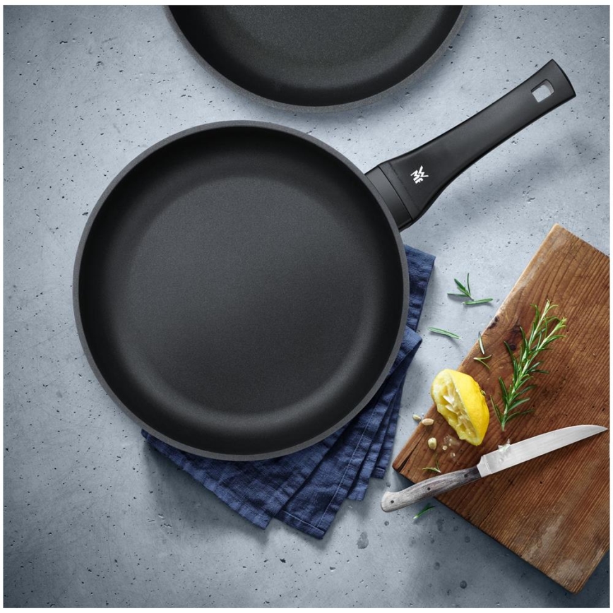 WMF - 2-teiliges Pfannenset PERMADUR EXCELLENT Ø 24/28 cm, schwarz