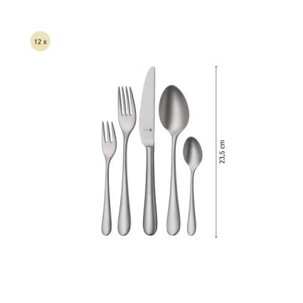 WMF - 66-teiliges Besteckset MERIT aus Edelstahl