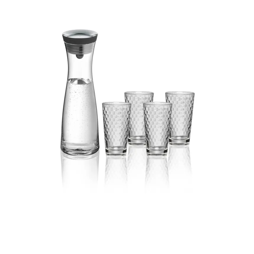 WMF - Caraffa d'acqua Basic 1 l + 4 bicchieri