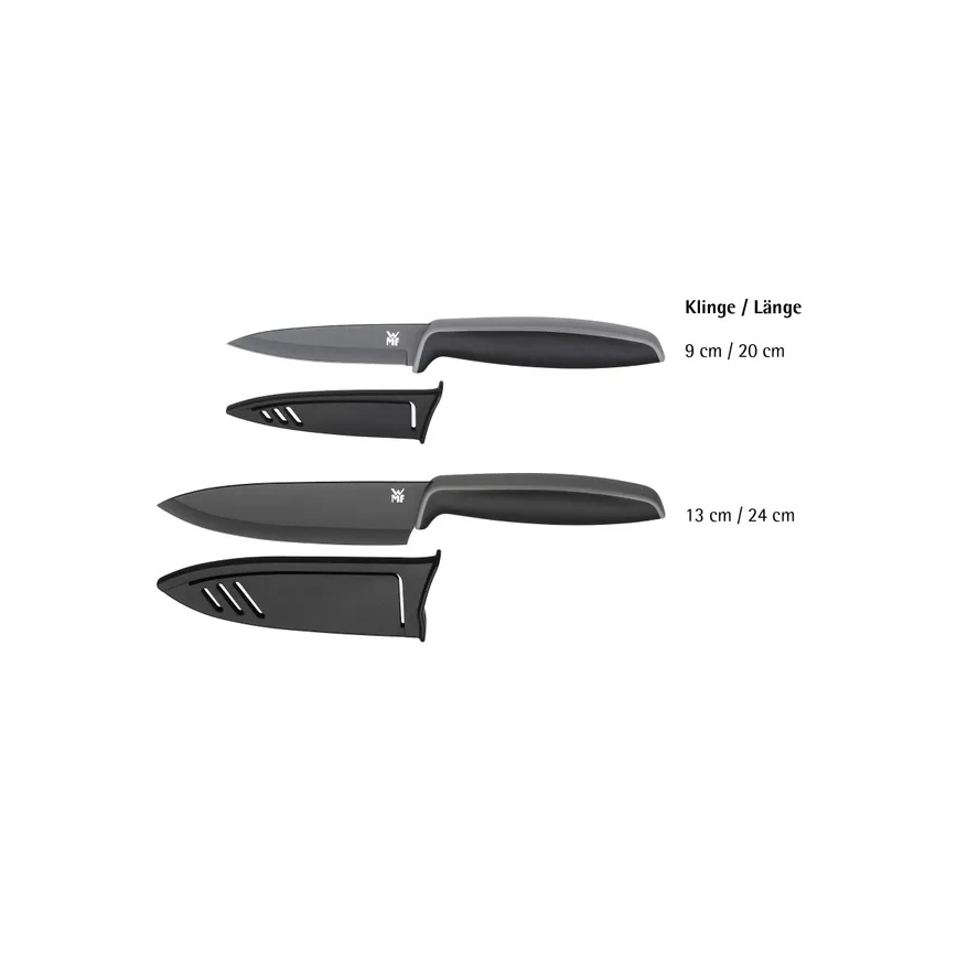 WMF - Ensemble de 2 couteaux TOUCH, noir