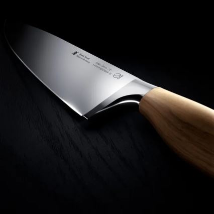 WMF - Ensemble de 6 couteaux de cuisine GRAND WOOD avec bloc à couteaux