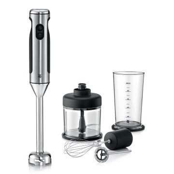 WMF - Frullatore a immersione con accessori 4in1 LINEO 700W/230V acciaio inossidabile