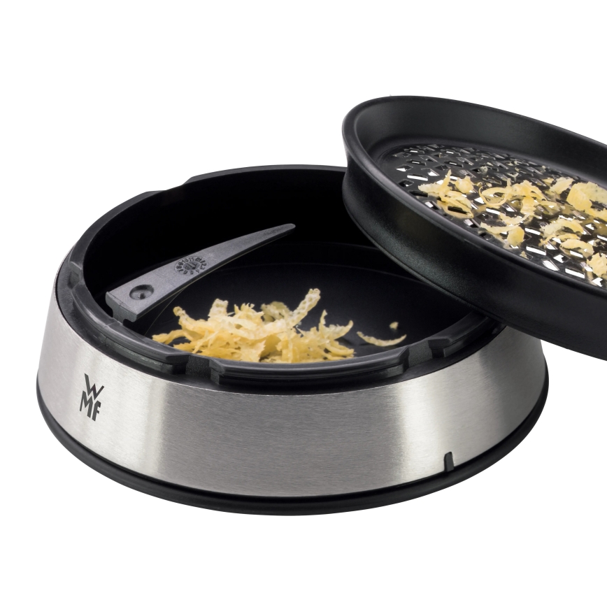 WMF - Grattugia per zenzero Ø 9 cm acciaio inox/nero