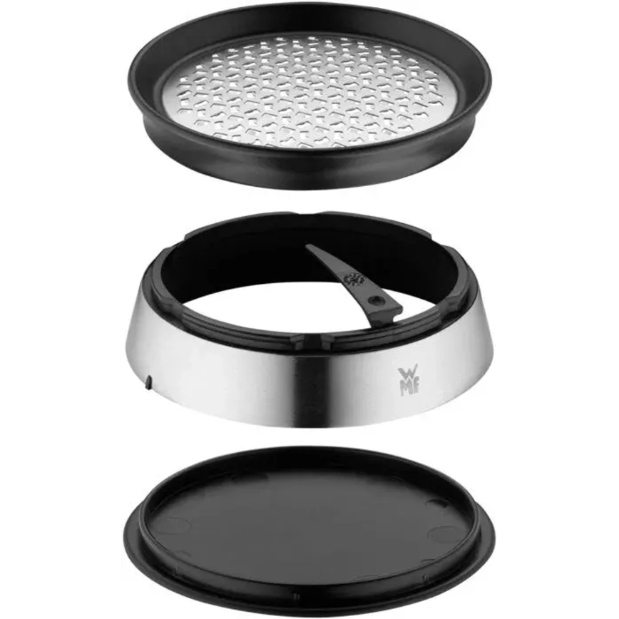 WMF - Grattugia per zenzero Ø 9 cm acciaio inox/nero