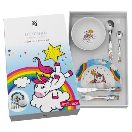 WMF - Kinder-Geschirrset UNICORN, 6-tlg.