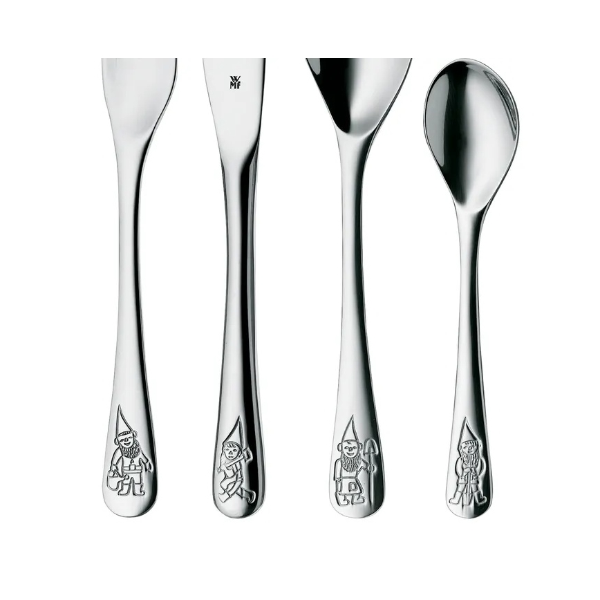 WMF - Kinderbesteck-Set ZWERGE, 4-tlg.