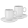 WMF - LOT 2x Tasse à café crème avec soucoupe BARISTA 170 ml blanc