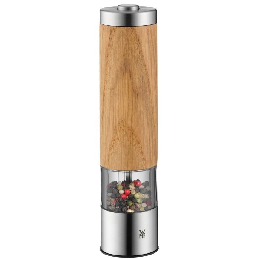 WMF - Macina spezie elettrico CERAMILL 6xAAA quercia