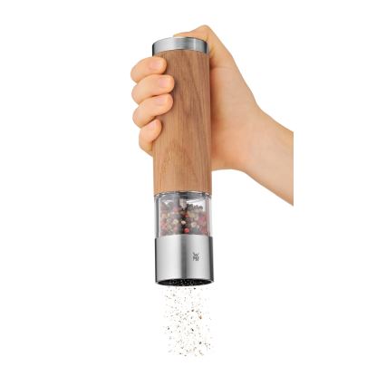 WMF - Macina spezie elettrico CERAMILL 6xAAA quercia