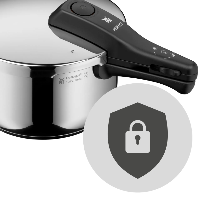WMF - Pentola a pressione da 6,5 l PERFECT in acciaio inox
