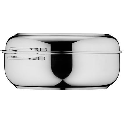 WMF - Rôtissoire ovale avec couvercle  41x28,5 x18 cm acier inoxydable