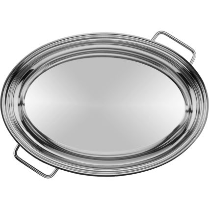 WMF - Rôtissoire ovale avec couvercle  41x28,5 x18 cm acier inoxydable