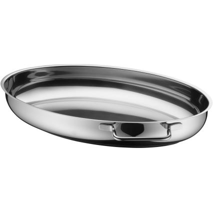 WMF - Rôtissoire ovale avec couvercle  41x28,5 x18 cm acier inoxydable