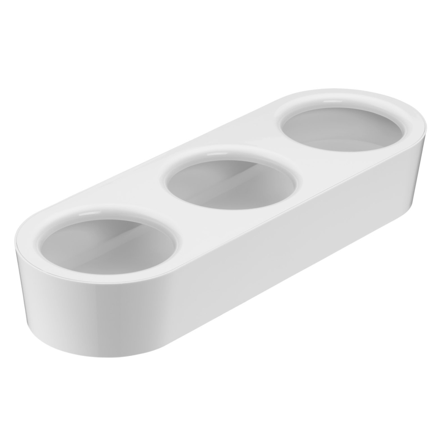 WMF - Selbstbewässernder Kräutertopf 3 Stk. GOURMET weiß/Edelstahl