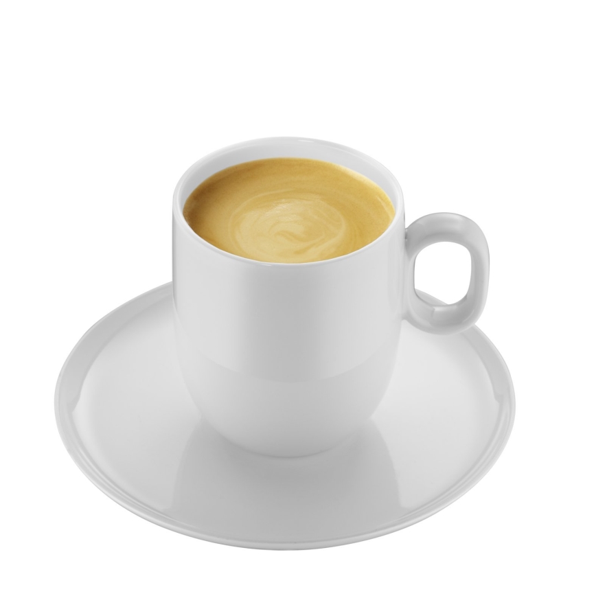 WMF - SET 2x Cafe-Creme-Tasse mit Untertasse BARISTA 170 ml weiß