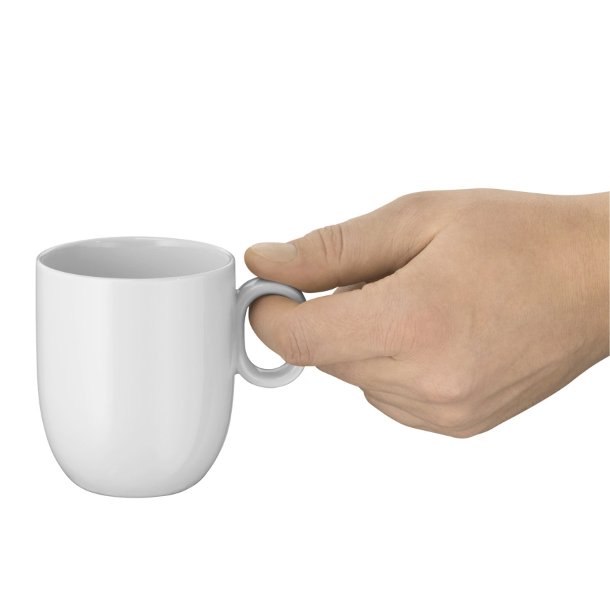 WMF - SET 2x Cafe-Creme-Tasse mit Untertasse BARISTA 170 ml weiß