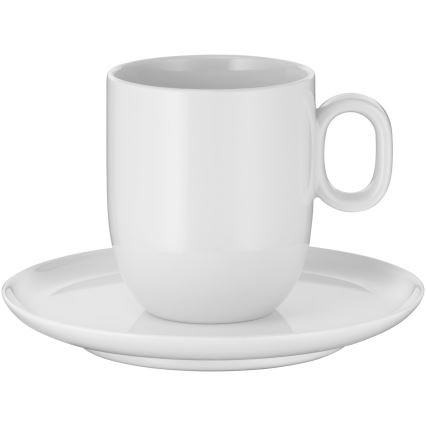 WMF - SET 2x Cafe-Creme-Tasse mit Untertasse BARISTA 170 ml weiß