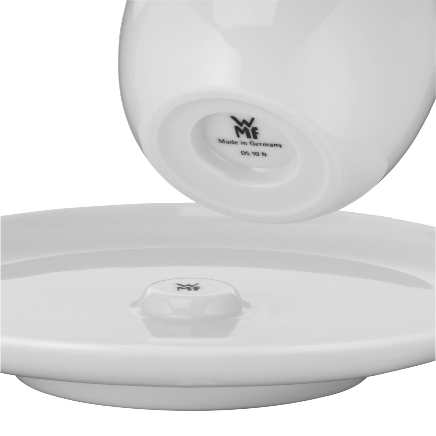 WMF - SET 2x Cafe-Creme-Tasse mit Untertasse BARISTA 170 ml weiß