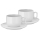 WMF - SET 2x Tazza Cappuccino con piattino BARISTA 160 ml bianco
