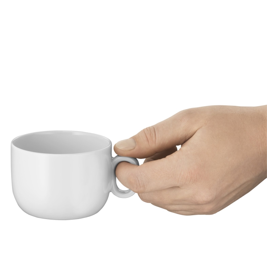 WMF - SET 2x Tazza Cappuccino con piattino BARISTA 160 ml bianco